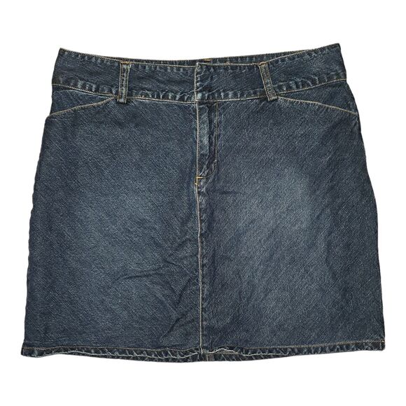 Old Navy Dresses & Skirts - Vintage Old Navy Denim Pencil Skirt Size 14 Women's Mid Rise Pockets Y2K